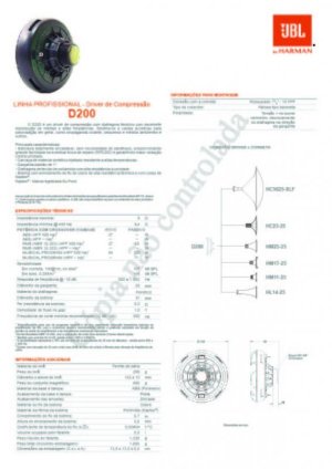 画像2: JBL ( ジェービーエル ) / SELENIUM PRO D200 ドライバー