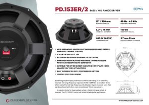 画像2: P.D153ER/2 PRECISION DEVICES 15inch/38cm 