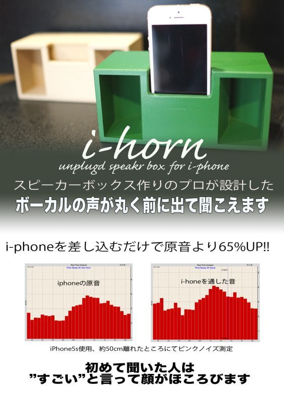 画像2: i-horn / i-phone 5. i-phone SE 用 フロントロードホーン