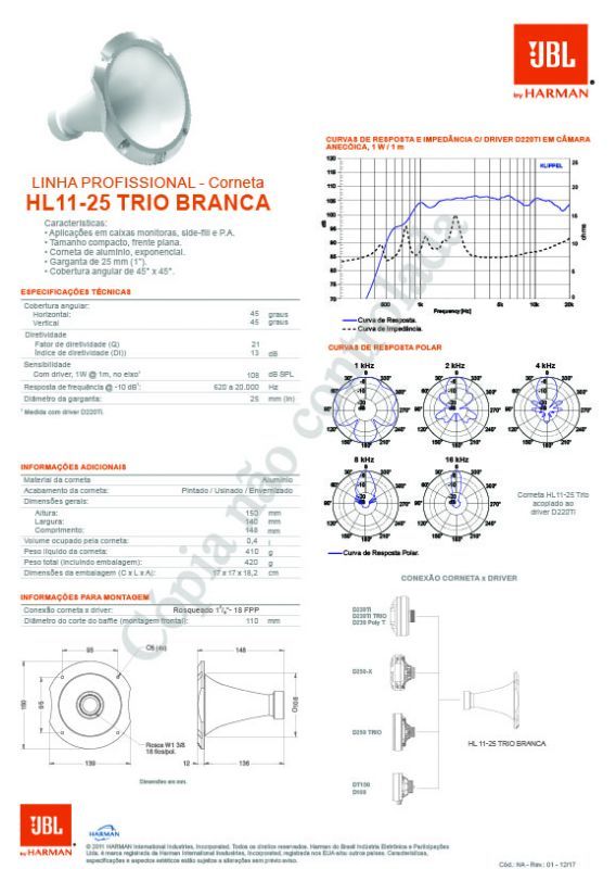 画像2: JBL ( ジェービーエル ) / SELENIUM PRO ドライバー用ホーン