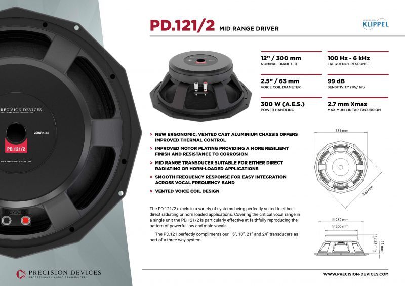 画像2: PD.121/2 / PRECISION DEVICES 12inch/30cm 